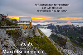 Leinwandbild-Berggasthaus Alter Säntis Art.-Nr. MZ7-2519
