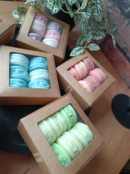 Fondant macaron x6