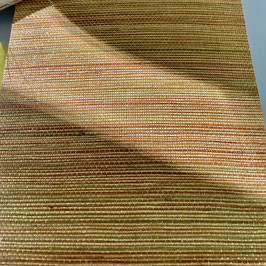 Sisal Tapete "Ganda", gold, gelb, orange, Glitzer*