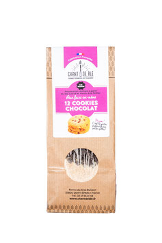 Préparation cookies chocolat
