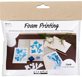 Mini DIY Foam Printing- kaart met dessin
