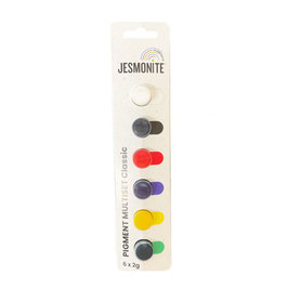 Jesmonite pigmenten set- 6 kleuren x 2gr Classic