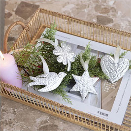 DIY Kerstdecoratie embossing metaalfolie