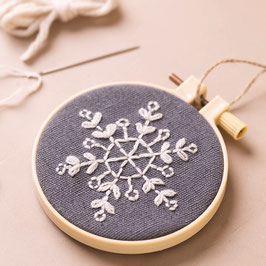 Mini Borduurset Sneeuwvol