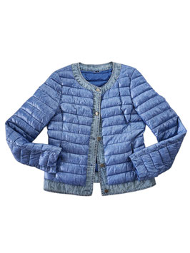 Jeans/Nylonjacke Gr.M