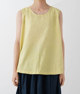 タンクトップ　薄黄　Ｌ