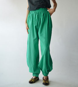 バルーンパンツスリム　翡翠　S(W62)