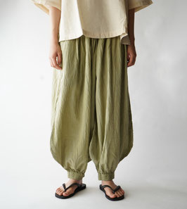 バルーンパンツレギュラー　淡芥子　Ｓ(W61)