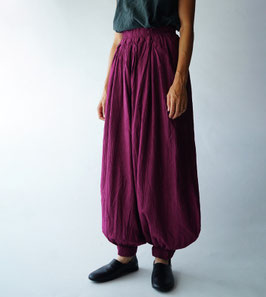 バルーンパンツレギュラー　ゆかり　M (ウエスト２種)