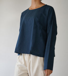 長袖ショート薄地　紺