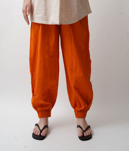 バルーンパンツスリム　橙　S(W60)