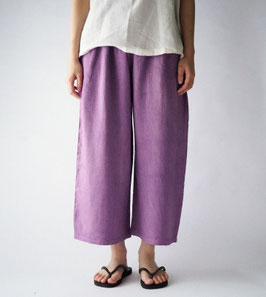 リラックスパンツ厚地　あやめ　Ｓ(ウエスト2種)