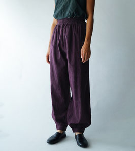 バルーンパンツスリム　渋紫　Ｍ(W64)