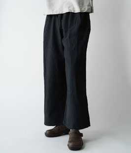 リラックスパンツ厚地　黒　Ｍ(ウエスト2種)