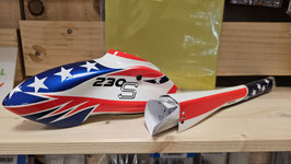 ProduktnameAirbrush Fiberglass USA Flag Fuselage - BLADE 230S / V2 / Smart