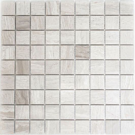 Mosaico Marmo 32mm Grigio anticato