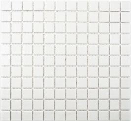 Mosaico 25mm Antiscivolo BIANCO