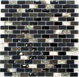 Mosaico Midiperla BLACK