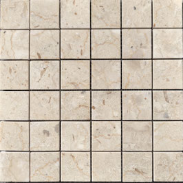 4,50 mq Mosaico 48x48 mm MARMO PERLATO SICILIA LUC.