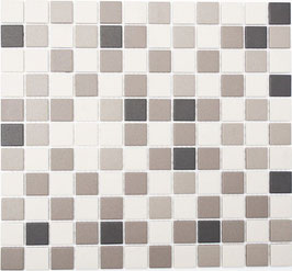 Mosaico Antiscivolo Ruvido 25 MIX opaco