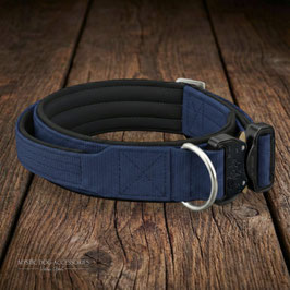 Halsband Emmaline - mit Griff - dunkelblau | schwarz