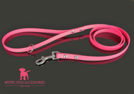 Führleine pastel magenta pink 13mm mit Handschlaufe