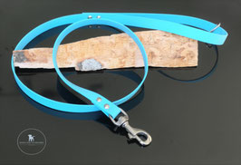 Führleine Lila 19mm mit Handschlaufe Cyan / Türkis