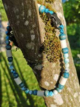 EM Keramik Zeckenhalsband  Blue