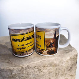 Hohenlimburg Ortsschild Tassen (Klassisch und Vintage-Stil)