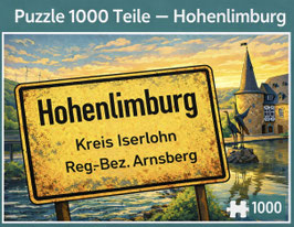 Hohenlimburg Puzzle 1000-Teile (Ortsschild-Edition)