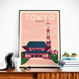 Travel poster | Tokyo | 30x40cm