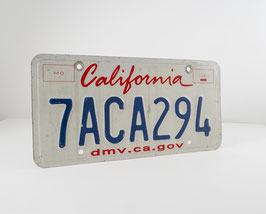USA License Plate | California | 100% Authentiek