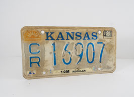 USA License Plate | Kansas | 100% Authentiek