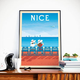 Travel poster | Nice | 30x40cm