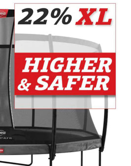 Elite LEVELS Ø 430 cm Grau + Sicherheitsnetz Deluxe XL