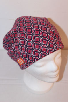 BEANIE / STIRNBAND / SCHLAUCHSCHAL WOLLE PINK/LILA