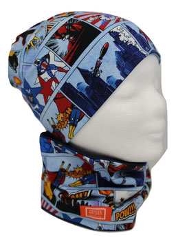 BEANIE / SCHLAUCHSCHAL / STIRNBAND SUPERHELDEN JEANS