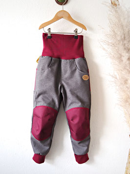 DER KRAXELMEISTER - Grau/Bordeaux (Jeans)