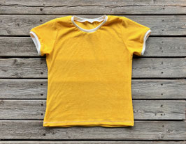 Frotteeshirt Damen gelb