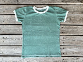 Frotteeshirt Damen grün