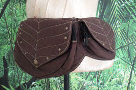 Sidebag Brown Leaf GU-50734
