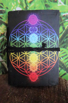 Kleines seven Chakra Notizbuch