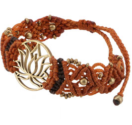 Goa Armband -Lotus / rost