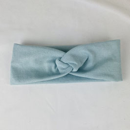 Knotenstirnband "Eisblau" 2 Damen