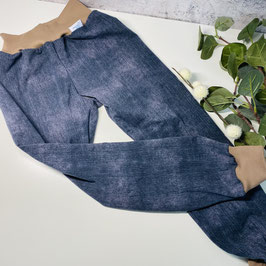 Pumphose Jeans-Jersey braun-blau V