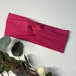 Knotenstirnband "Pink uni" II