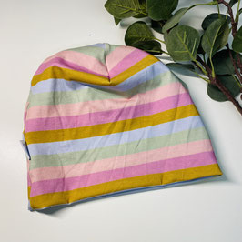 Haube "Streifen bunt" Damen