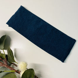 Stirnband "Dunkelblau uni"