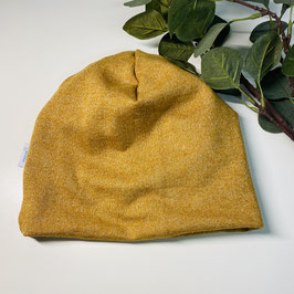 Haube "Senfgelb meliert" Damen