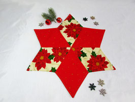 Weihnachtsstern creme rot